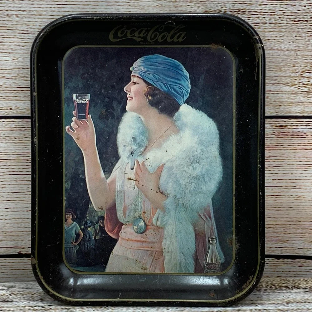 1973 Coca-Cola Metal Serving‎ Tray 1925 Advertisement Reproduction Drink Coke